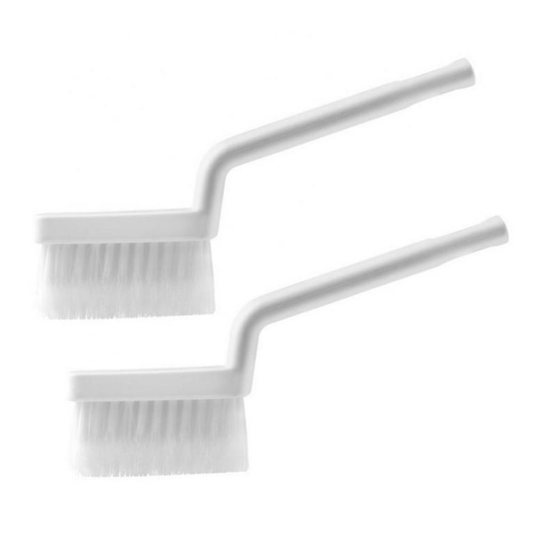2 Pieces White Cleaning Brush Small Scrub Brush for Cleaning