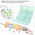 thumbnail image 3 of Pill Holder Keychain, Mini Waterproof Pill Box Portable Pill Case for Outdoor Travel, 3 of 5
