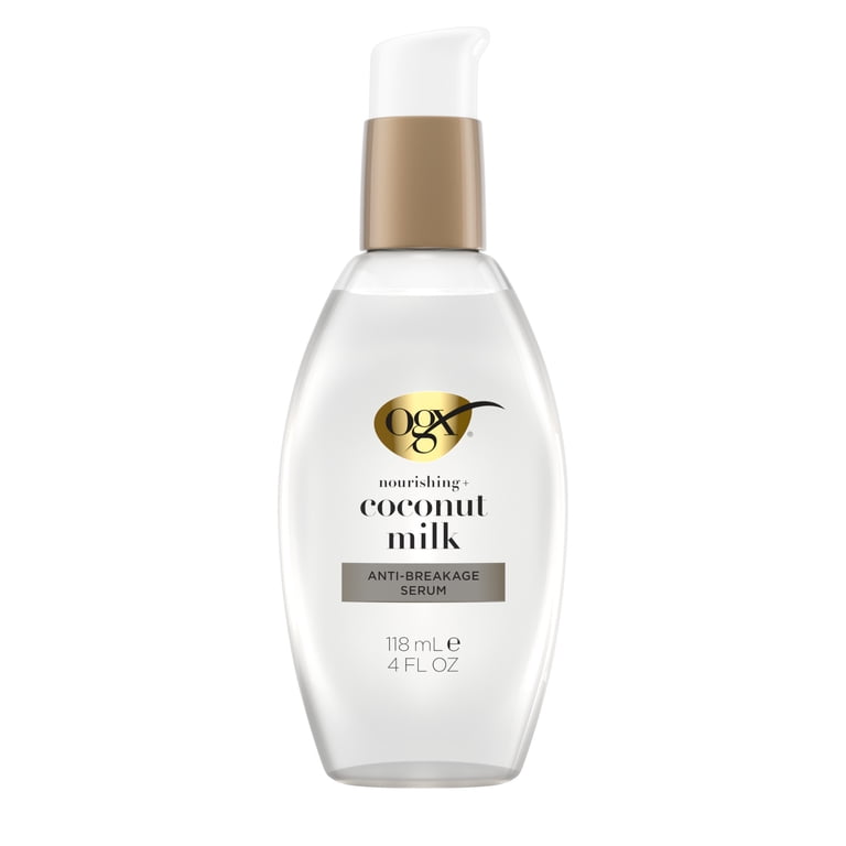 OGX Coconut Milk Moisturizing Leave-In Hair Serum, 4 oz photo 1