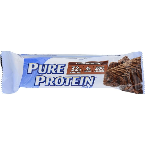 Pure Protein Bar, Chocolate Deluxe, 32g Protein, 12 Ct - Walmart.com