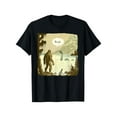thumbnail image 1 of Men's Funny Bigfoot Sasquatch Loch Ness Monster introvert Bruh T-Shirt, 1 of 6