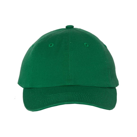 Valucap Small Fit Bio-Washed Dad`s Cap, Adjustable, Kelly
