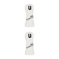 thumbnail image 3 of Youkk Golf Head Covers Driver Fairway Wood Sleeve Cover w/Number Putter White UT 27.5x10cm 2Set, 3 of 6