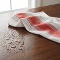thumbnail image 4 of Unique Bargains Pure Cotton Striped Dish Cloths Orange 26" x 18", 4 of 8
