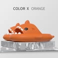 thumbnail image 3 of Cartoon Shark Flip Flops, Non-Slip Thick-Soled Beach Flip Flops, Quick-Drying Funny Pool Sandals, 3 of 5