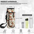 thumbnail image 7 of KUIFORTI Brown Capybara Bookbag with Lunch Box Kid Backpack Set 4Pcs Boys School Bag Pencil Pouch Water Bottle Sleeve Suitable for Elementary Primary Middle School, 7 of 7