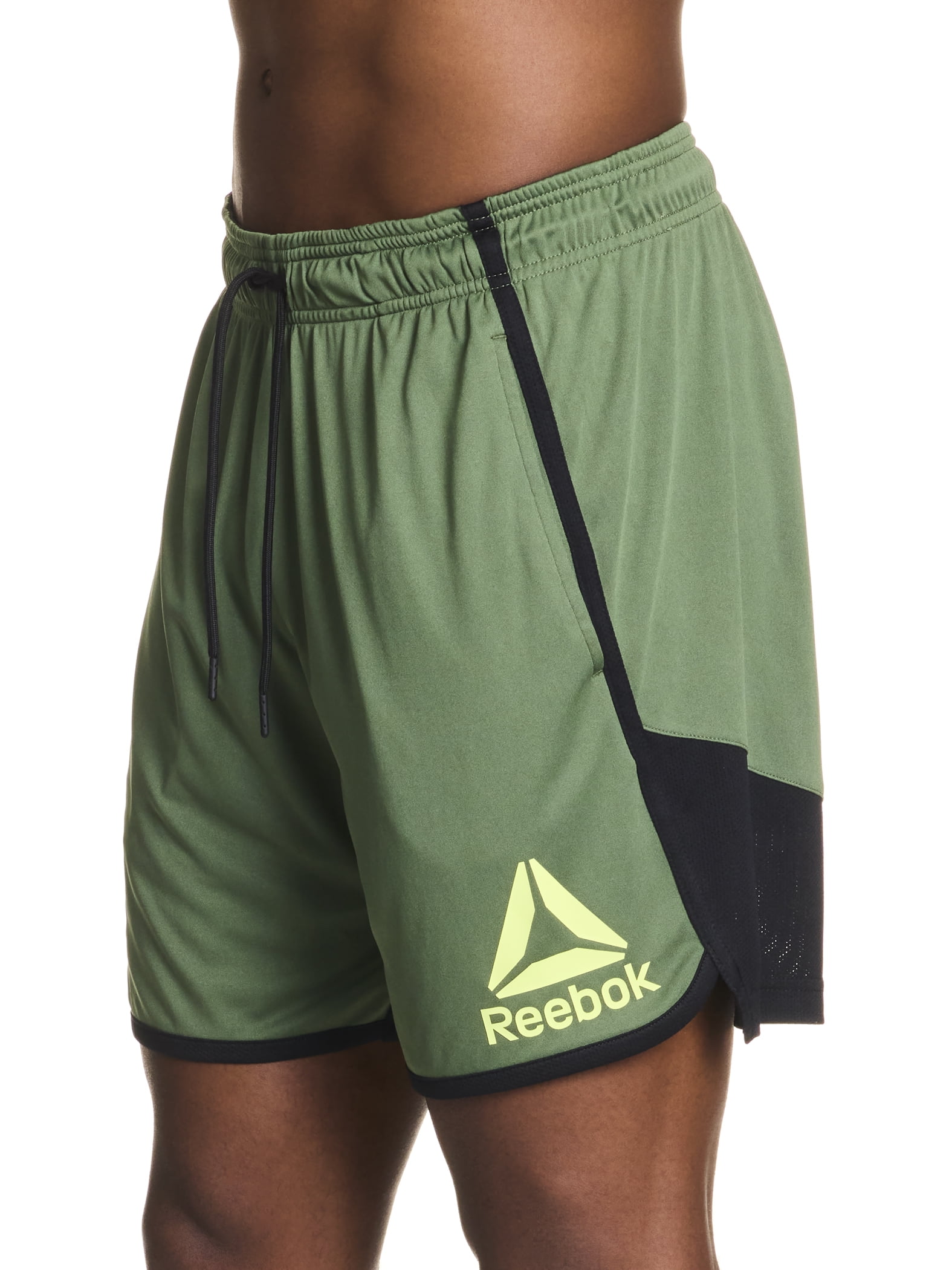 Reebok Men's and Big Men's Groundwork Performance Knit Short, 7" inseam, Size XS-3XL