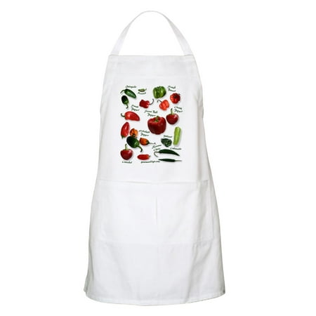 Pepper Apron - CafePress - Hot Chili Peppers BBQ Apron - Kitchen Apron with Pockets, Grilling Apron, Baking Apron