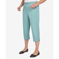 thumbnail image 6 of Alfred Dunner Womens  Soft Sheen Two Button Capri, 6 of 6