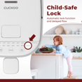 thumbnail image 4 of CUCKOO CWP-A501TW 5-Liter Hot Water Dispenser & Warmer with 4 Operating Modes, Chlorine Evaporation, Child Lock Function (White/Gray), 4 of 7