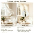 thumbnail image 7 of 2 Pack Curtain Tiebacks with Tassel, Outdoor Decorative Curtain Holdback, Modern Rope Window Curtain Ties Backs Draperies Holder for Office Home Window Decoration, 7 of 7
