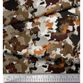 thumbnail image 2 of Soimoi polyester Crepe Fabric Two Tone With White Camouflage Print Fabric by Yard 42 Inch Wide, 2 of 3