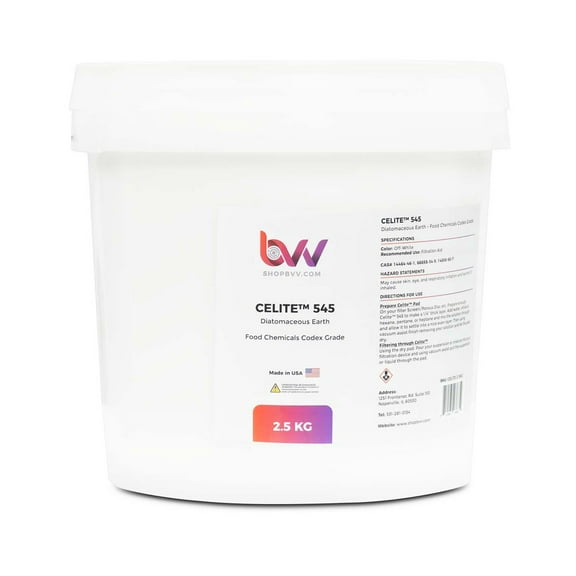 BVV Celite 545 Diatomaceous Earth 4.5 Micron