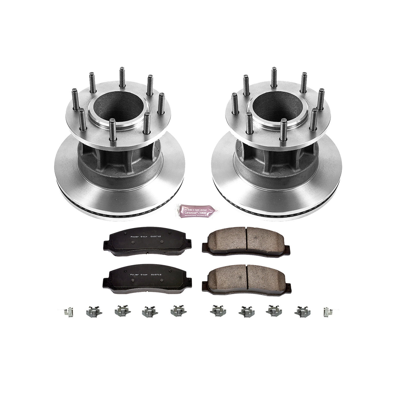 PowerStop Front Stock Replacement Brake Pad and Rotor Kit Fits: FORD Select Models KOE4595