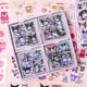 thumbnail image 3 of 100 Hojas Sanrio Pegatinas Lindas Transparentes De Dibujos Animados Caja De Regalo DIY Papelería, 3 of 4