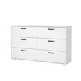 thumbnail image 2 of Tvilum Sofia 6 Drawer Double Dresser for Adults, White, 2 of 14