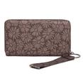 thumbnail image 4 of Wrangler Black Daisy Wallet for Women Bifold Credit Card Wallet Large Women's Wallets Ladies Cash Wallet with ID Window RFID Lining Card Cases Money, Coffee, 4 of 7