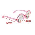 thumbnail image 3 of EeaseCA Lunettes Kaléidoscope Arc-en-Ciel Rave Prisma Diffraction (Rose), 3 of 4