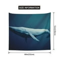 thumbnail image 5 of Blue Whale Abstract Painting Tapestry, Abstract Wall Decor Home Decor Bedroom Living Room Dorm Tapestry Room Wall Hanging, 60" x 51", 5 of 8