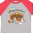 thumbnail image 4 of Inktastic Merry Christmas Cute Nativity Scene Boys or Girls Toddler T-Shirt, 4 of 5