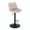 Khaki, variant on Hawsaiy Bar Stools Set of 4, Adjustable Swivel Counter Height Bar Stools with Back, Upholstered Modern Barstools with Diamond Stitching, Khaki