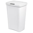 thumbnail image 1 of Bote de basura Sterilite TouchTop de 49 L con tapa blanca, paquete de 4, 1 of 2