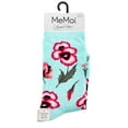 thumbnail image 5 of MeMoi Women's Pansy Limited Edition Cotton Blend Crew Sock - Mens - Male, 5 of 5