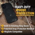 thumbnail image 2 of Funda para teléfono DEWALT con anillo magnético giratorio de 360° para iPhone 16 Pro, 2 of 9