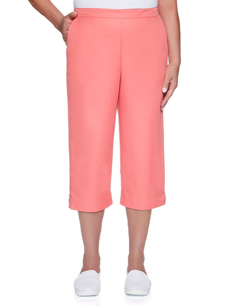 alfred dunner capris plus size