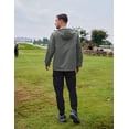 thumbnail image 4 of COOFANDY Men's Waterproof Jacket With Hood - Lightweight Packable Rain Shell Pullover Coat, 4 of 5