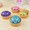 thumbnail image 5 of Glitter Dumpling Stress Relief Toy, Sparkling Bun Fidget with Steamer Box, Slow Rising Maltose Squeeze Toy for Anxiety, Cute Desk Decor & Sensory Gift, 5 of 9
