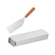 thumbnail image 4 of Molde rectangular para tartas Molde extraíble para hornear Tiramisú Molde para tartas Molde para tartas tapa de acero corta, 4 of 9