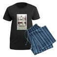 thumbnail image 5 of CafePress - ASK ME ABOUT MY QUILTS! Women's Dark Pajamas - Women's Short Sleeve Print T-Shirt and Pants Dark Cotton Pajama Set, 5 of 7