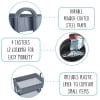 thumbnail image 3 of ECR4Kids 3 Tier Metal Rolling Storage Organizer Utility Cart w/ 4 Wheels, Gray, 3 of 10