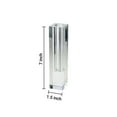 thumbnail image 2 of Serene Spaces Living Medium 7" Modern Crystal Square Bud Vase, Decorative Single Flower Vase for Wedding Centerpieces, Events, Parties, Home Décor Accents, Pack of 1, 2 of 4