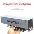 thumbnail image 2 of Camion à Rétrofriction Échelle 1:48 en Alliage Mini Voiture Jouets Enfants Enfant à Rétrofriction pour Garçons Cadeau pour Enfants Gris, 2 of 6