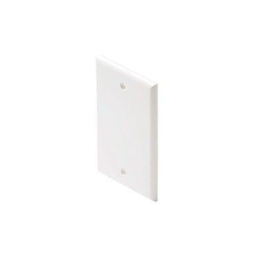 Steren Blank Cover Plate - Flush mount wallplate - white