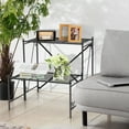 thumbnail image 4 of Gymax 2-Tier Stair Style Metal Plant Stand Flower Pot Display Holder Indoor & Outdoor, 4 of 10