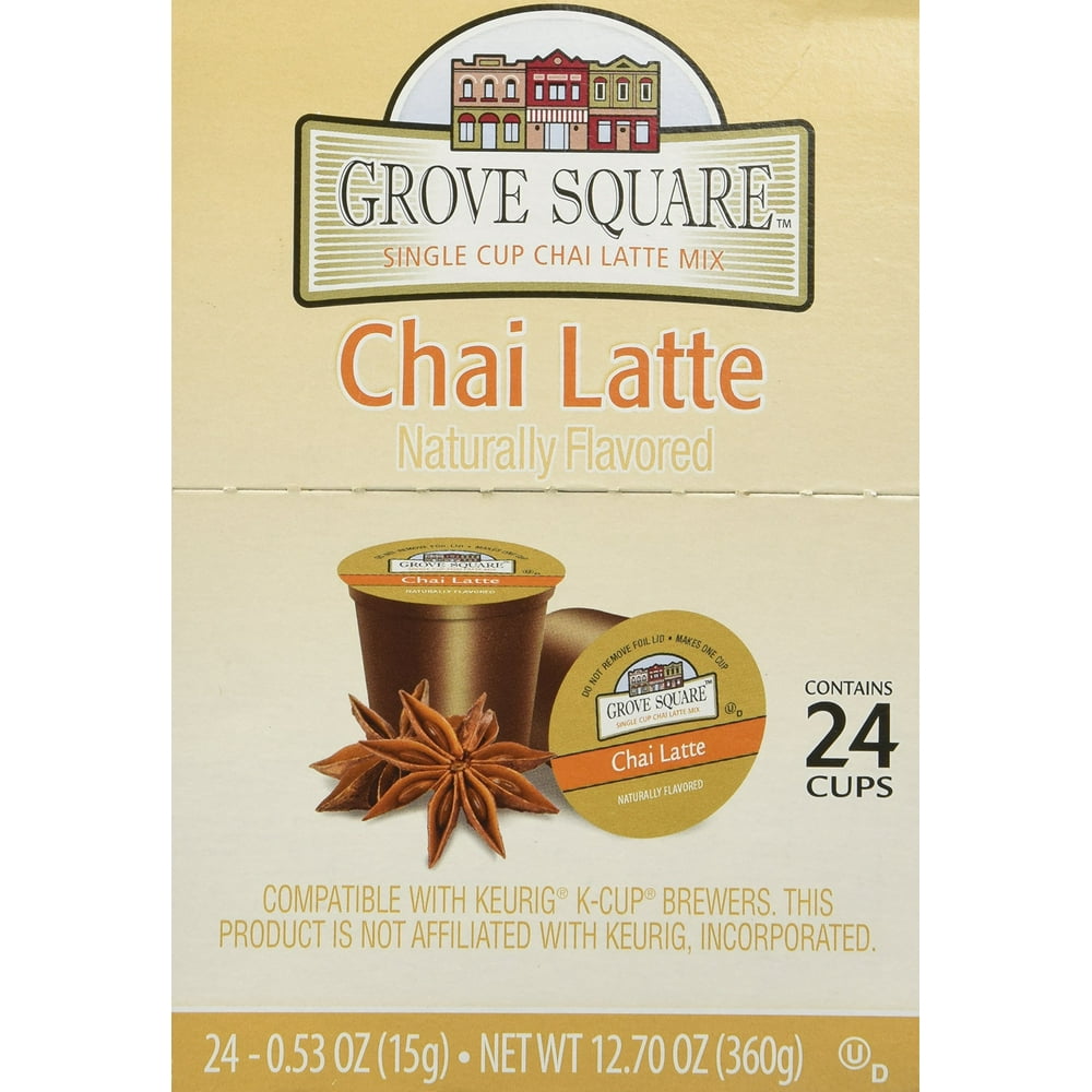 Grove Square Chai Latte, 24-count Single Serve Cup for ...