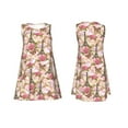 thumbnail image 7 of KLL Rose Flowers Pattern Womens Summer Dresses 2025,Loose Round Neck Sleeveless Sundresses Tank Dresses with Pockets, 7 of 7