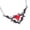 3, variant on Gothic Bat Wing Heart Resin Pendant Necklace Dark Fantasy Copper Chain Halloween Gift Women Casual Jewelry Piece