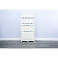 thumbnail image 2 of Sunny Designs Bayside 60" Farmhouse Mahogany Folding Bookcase in Marble White, 2 of 4