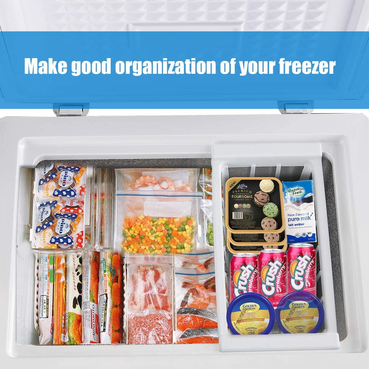 Chest Freezer Organization Ideas (for a Compact Freezer) – Natural Moms'  Blog