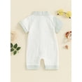 thumbnail image 4 of Bagilaanoe Newborn Baby Girls One-pieces Short Sleeve Jumpsuit 3M 6M 12M 18M Infant Romper Casual Clothing, 4 of 7
