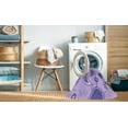 thumbnail image 2 of Ahgly Company Machine Washable Indoor Square Transitional Medium Slate Blue Area Rugs, 8' Square, 2 of 7