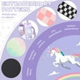 thumbnail image 5 of Soda Candy Clear Backpack Heavy Duty Stadium Approved PVC School Transparent Backpacks, Purple Unicorn, 5 of 10