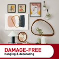 thumbnail image 5 of JSticky Nail Wire Back Hanger White: Adhesive Hooks, Metal, 8 lb Capacity, Light Silver, 1 Pack, 5 of 5