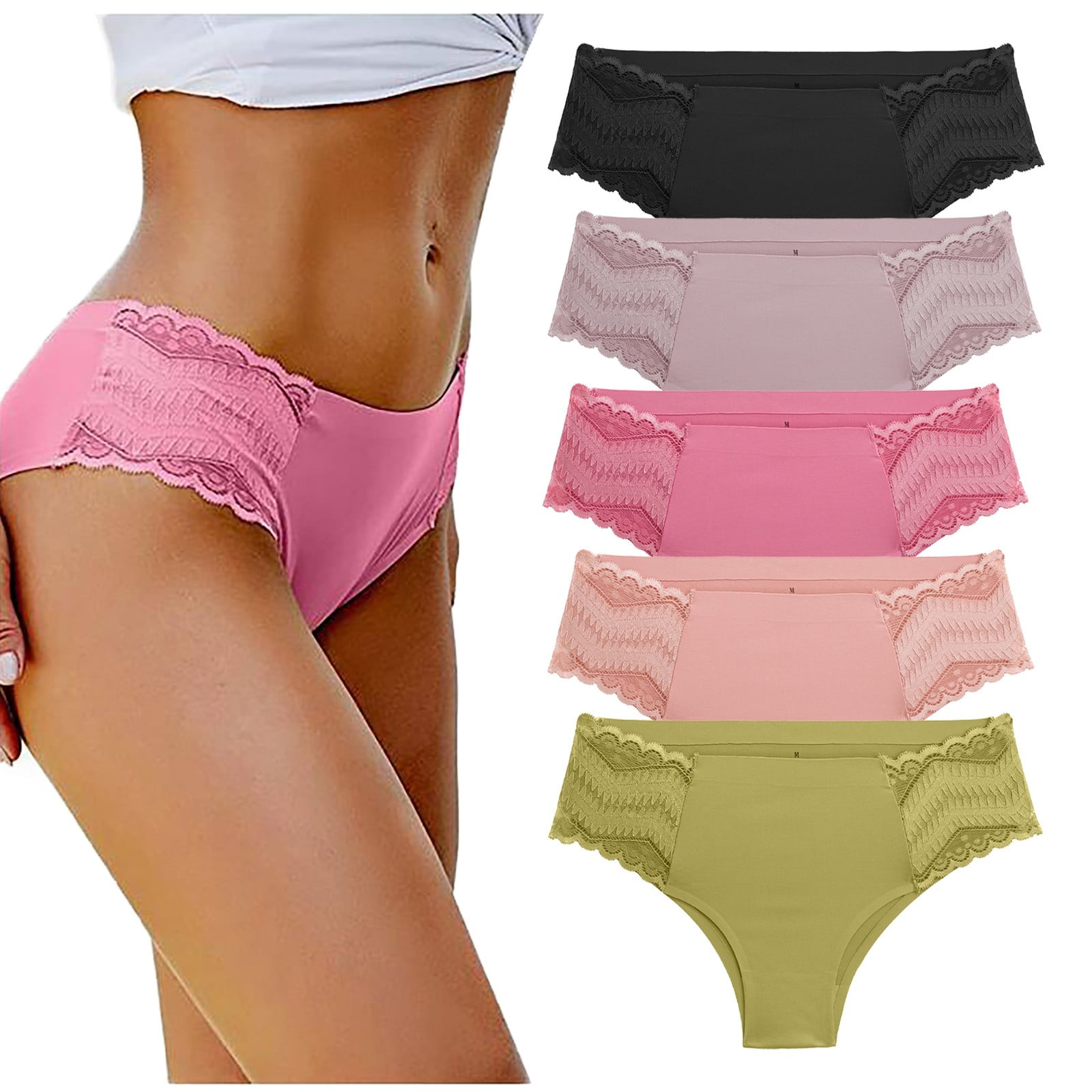 Buy Pescara Plus Size Panty for Women - Pack of 3 - Multicolor (S) at