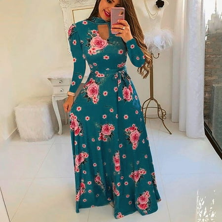 

AXXD Dresses For Women 2022 Round-Neck Outdoor Long Sleeve Corset Dress Cartoon Slim Girls Spring SweatSkirts For Clearence