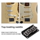 thumbnail image 4 of Reemplazo de Puente de Guitarra de 6 Cuerdas Puente Fijo de aleación de Zinc Puente de Sillín de Guitarra Eléctrica Accesorio de Guitarra Eléctrica ANGGREK  Otros, 4 of 8